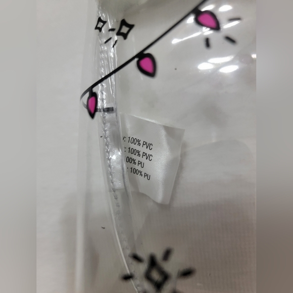NWOT Victoria's Secret PINK Makeup Bag Clear - Picture 8 of 8